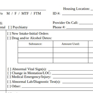 SBAR for Use in Corrections Digital Printable