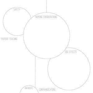 Nursing Pharmacology Template Digital Printable.