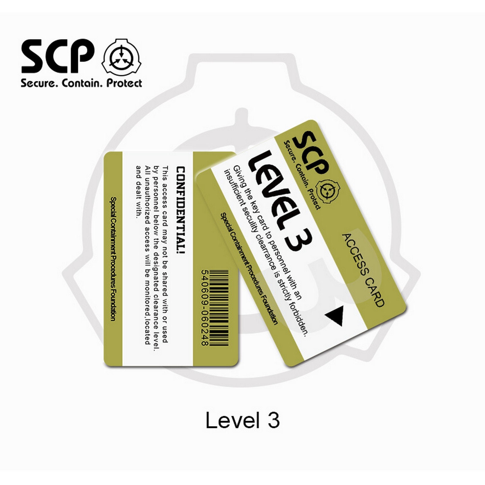 SCP Foundation Keycards Patches Special Containment Procedures