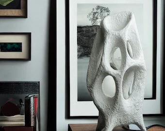 Handcrafted Lithra Table Lamp | Modern Voronoi Design, Organic Lighting