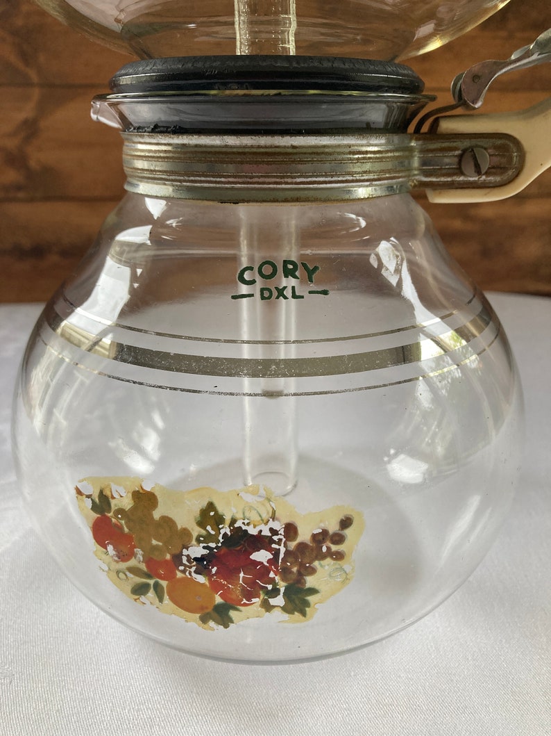 Vintage Cory DXL/DXU Glass Vacuum Coffee Maker Pot Etsy