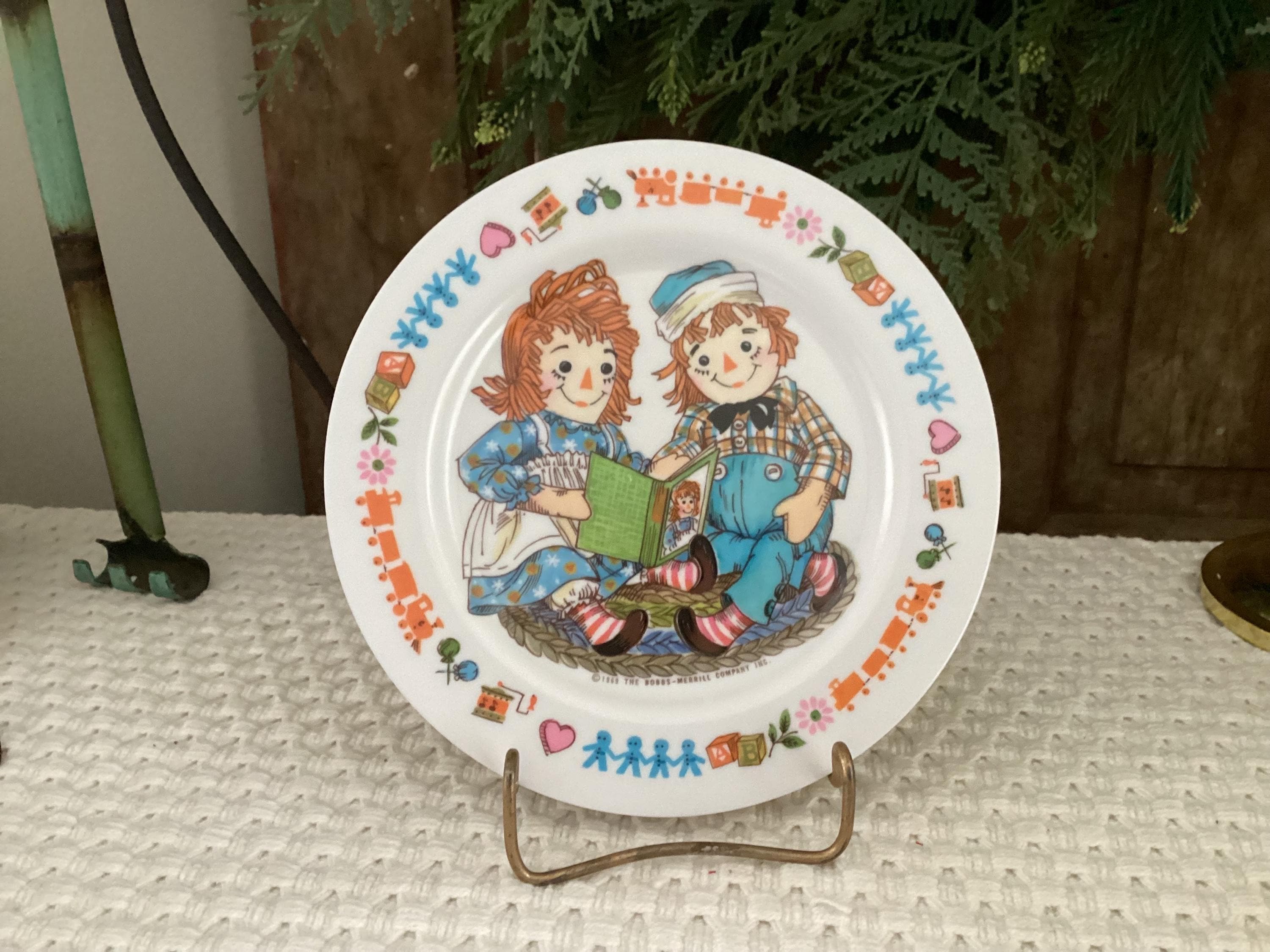 コレクション 2002Raggedy Ann &Andy Limited Year Plate Raggedy Ann and Andy Plate - Etsy