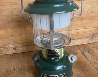 Vintage Coleman double mantle, CL2 adjustable kerosene lantern