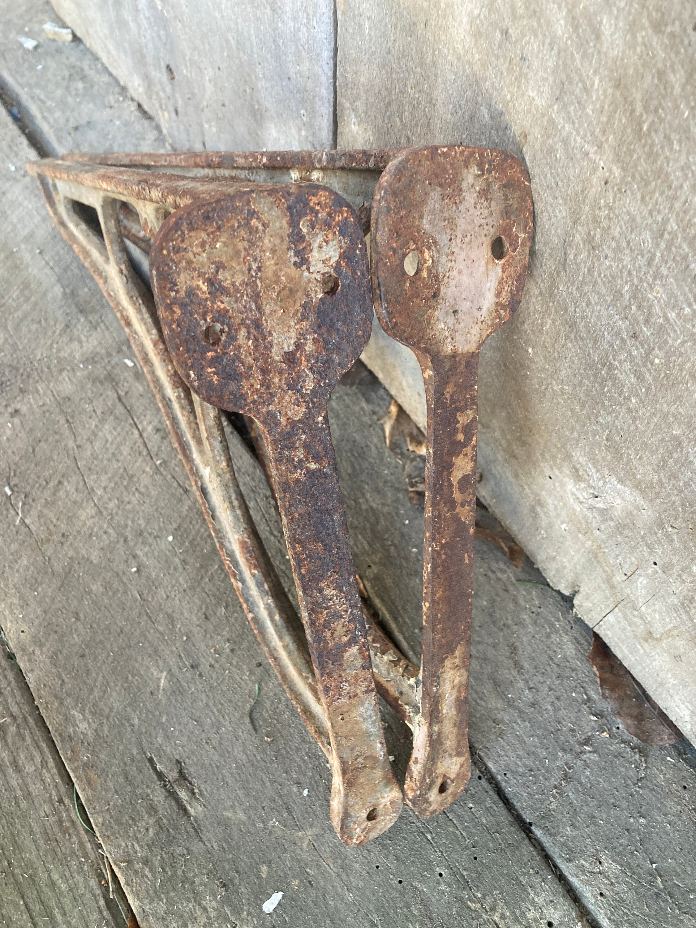 Vintage Shelf Brackets Set of 2 Brackets Etsy