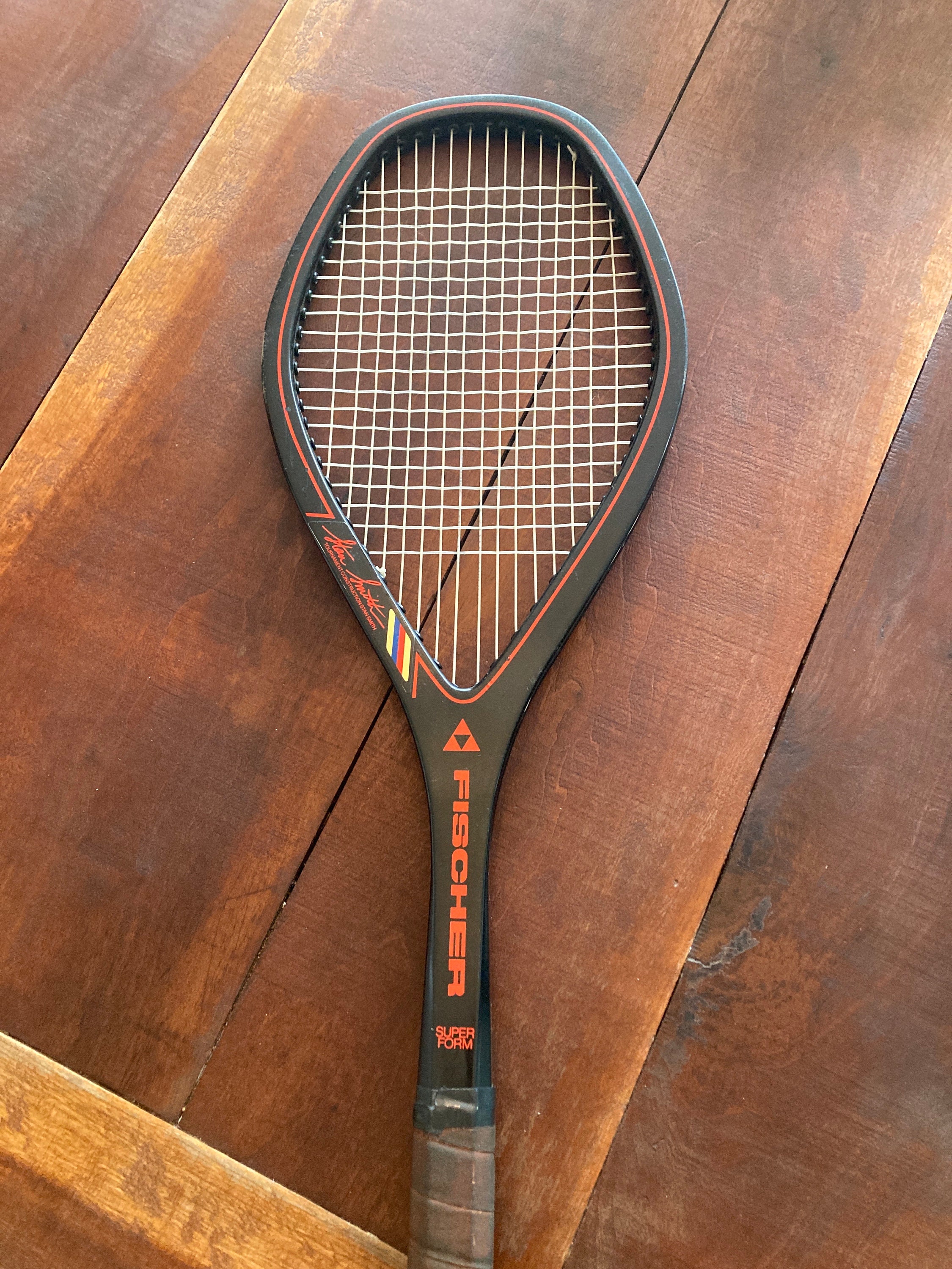 Vintage Fischer Tennis Racket Super Form Stan Smith L5 Made in