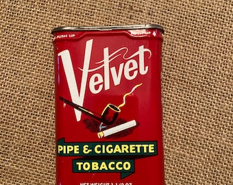 Vintage 1960’s Velvet tobacco tin