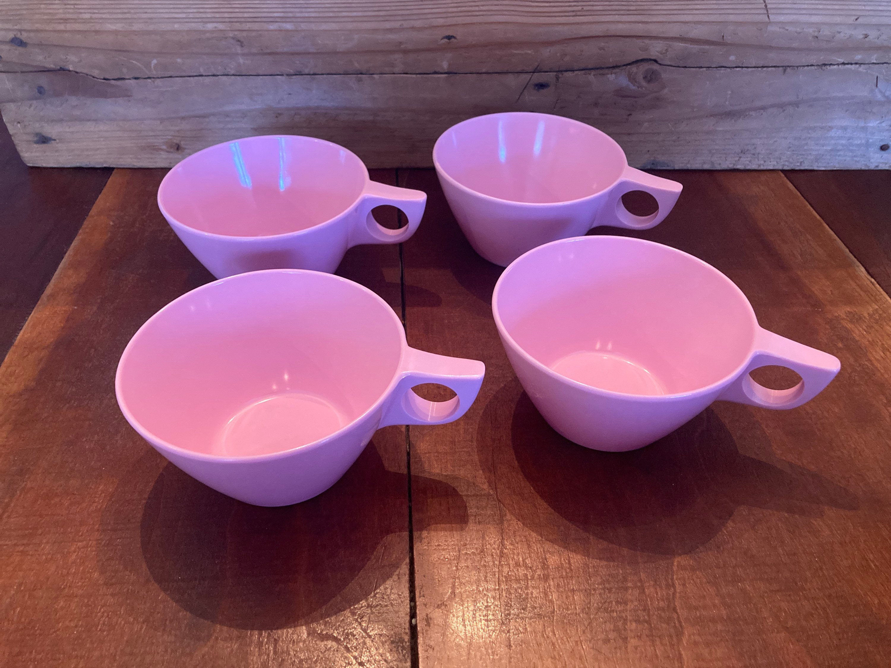 Vintage Sets of Pink and Sets of Green Melmac Coffee/tea Cups Etsy