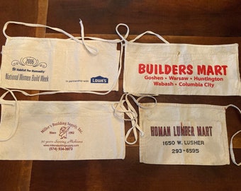 Vintage nail aprons