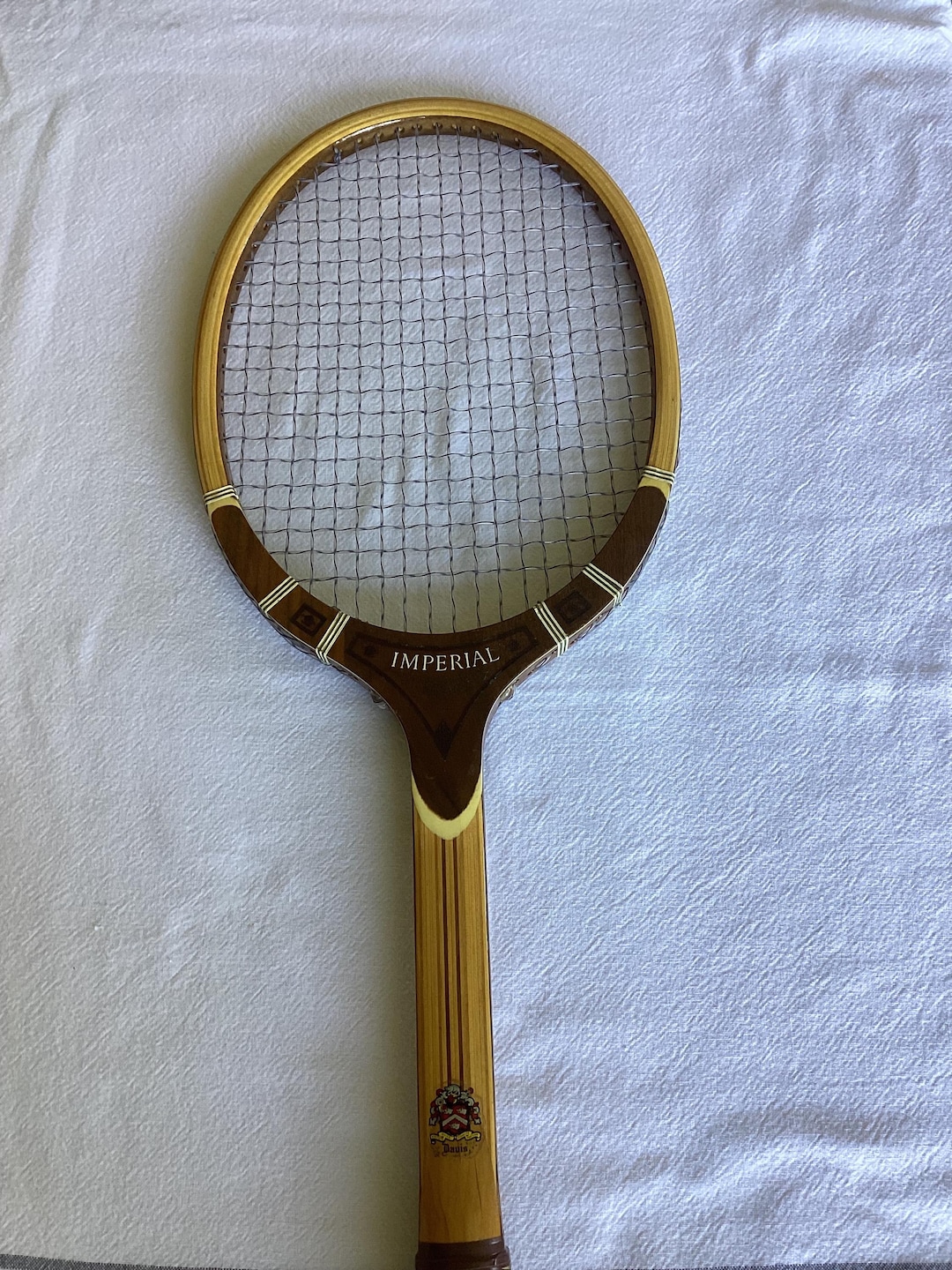 Raquette De Tennis Vintage Tad Davis Classic - Bois, Avec Housse - Occasion