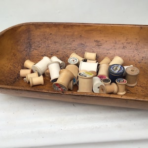Vintage and Antique Wooden Thread Spools