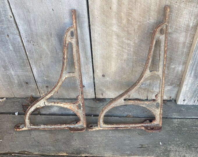 Vintage Shelf Brackets , Set of 2 Brackets Etsy
