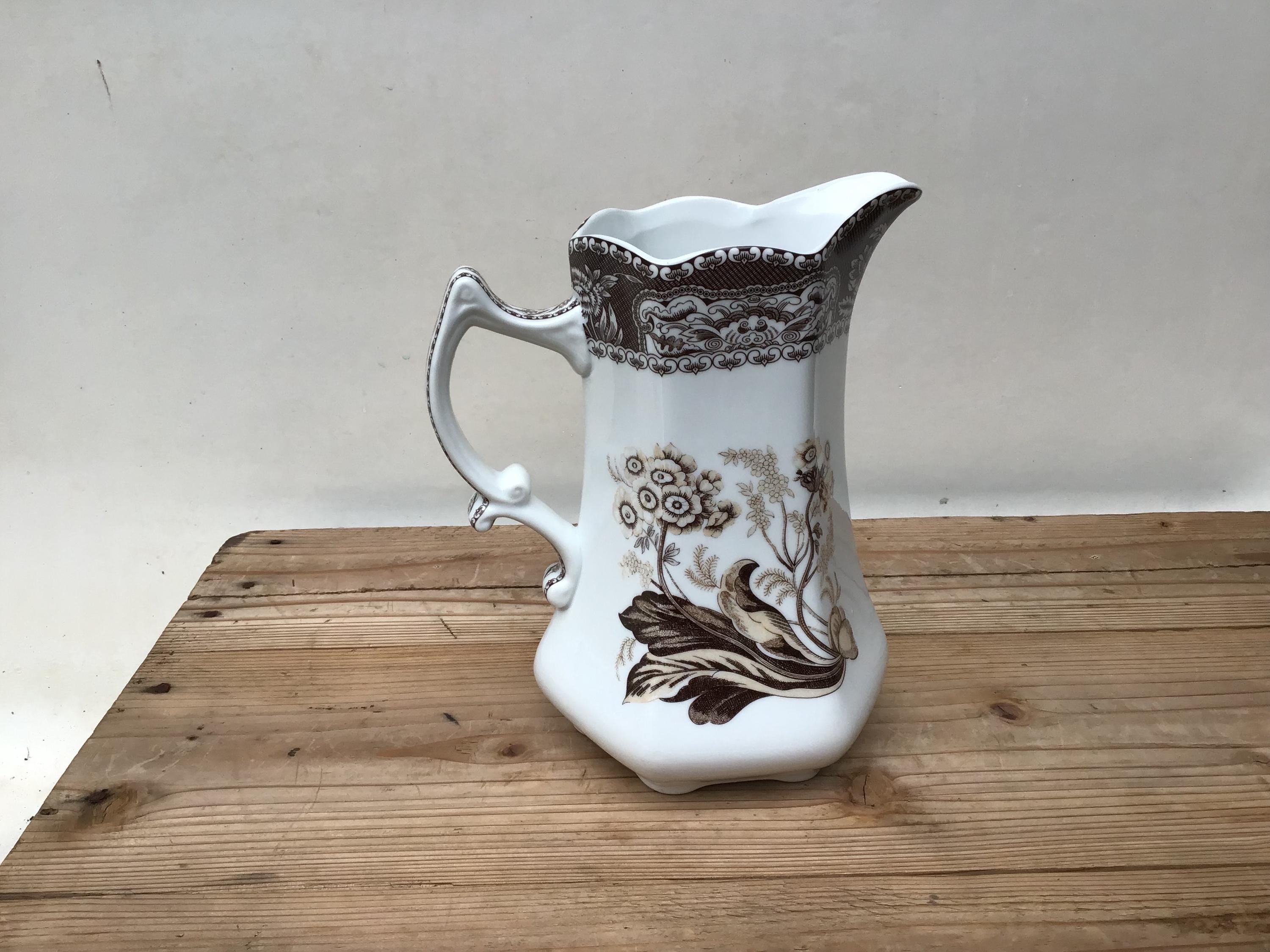 Vintage Antique Reflections by J. Godinger & Co. Ivory Brown - Etsy