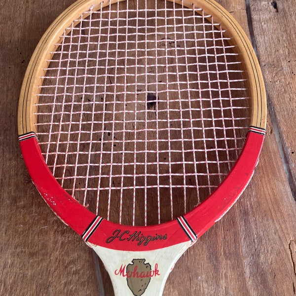 Wooden Tennis Racket - Etsy