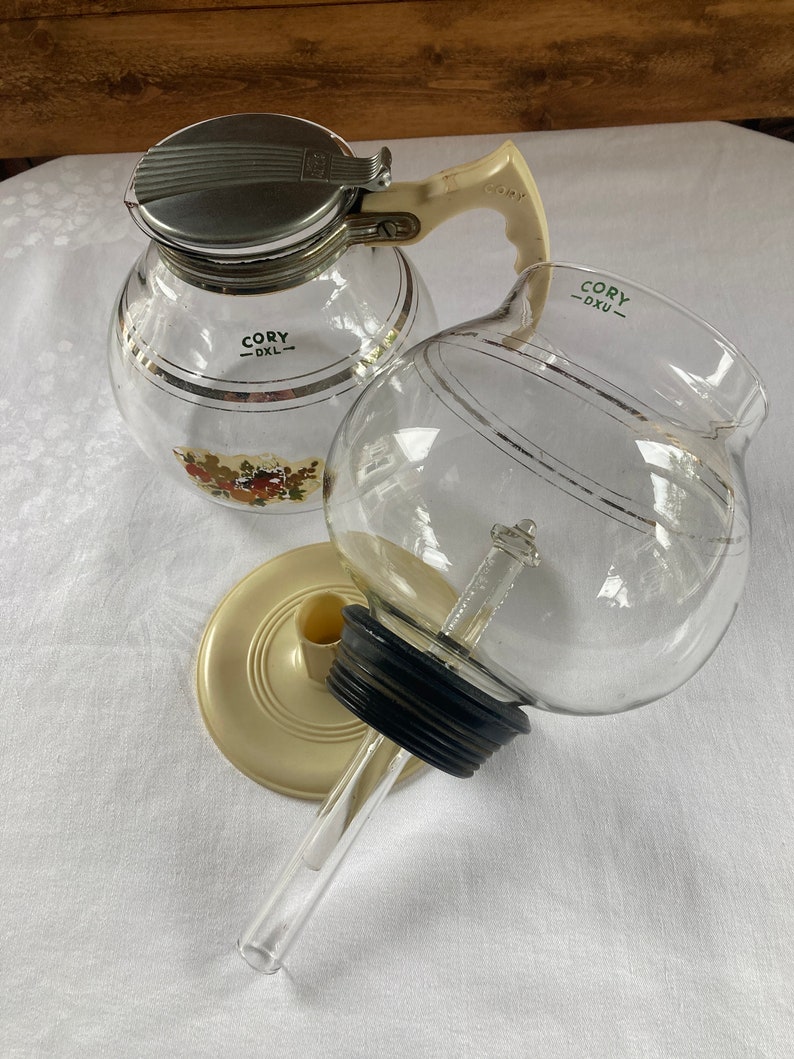 Vintage Cory DXL/DXU Glass Vacuum Coffee Maker Pot Etsy