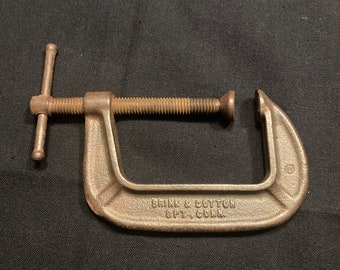 Vintage Brink & Cotton BPT, Conn No. 143- 3 inch C-Clamp USA