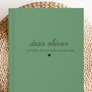 Cartas a mi hijo: diario de obsequios conmemorativos, diario de duelo, obsequio de condolencias, pérdida de un hijo en el cielo, obsequio por la pérdida de un hijo, en memoria amorosa, condolencias