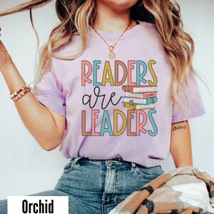 Readers Are Leaders Books Reading Librarian Teacher Shirt Readers Are Leaders Books Reading Librarian Teacher Shirt