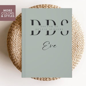 DDS Geschenk, Zahnarzt Journal, Doktor der Zahnchirurgischen Geschenk, Abschlussgeschenk, personalisiertes Journal, Zahnarzt Geschenk