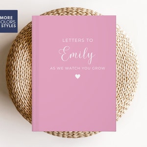 Cartas a mi hija Regalo de niña Cartas personalizadas a mi niña mientras te vemos crecer Regalo de baby shower Querido recuerdo de hija
