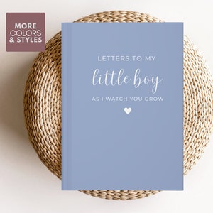 Letters to My Little Boy Baby Shower Gift, As I watch you grow, Letters to my Son, Dear Son, Baby Boy Gift, Baby Keepsake Gift, Baby Memory