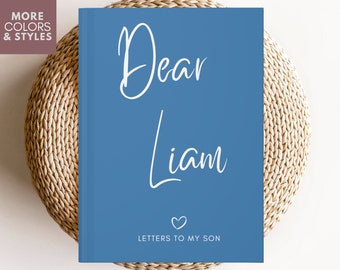 Letters to my Son Notebook Baby Keepsake Gift To My Son Journal Gift from Mother, As You Grow Baby Son Shower Gift, Dear Son Keepsake Memory