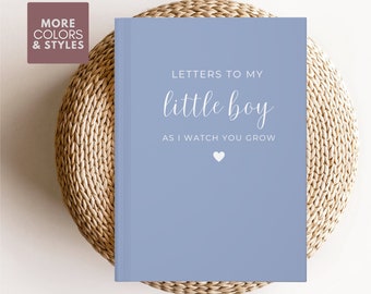 Letters to My Little Boy Baby Shower Gift, As I watch you grow, Letters to my Son, Dear Son, Baby Boy Gift, Baby Keepsake Gift, Baby Memory