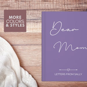 Loss of Mom Memorial Gift Journal, Mom Sympathy Gift, Letters to My Mother in Heaven, Personalized In Memory of Loss of Mother Grief Journal