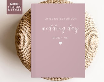 Little Notes for the Big Day, Personalized Wedding Ideas Journal, Wedding To Do List, Engaged Gift,  Wedding Notebook Wedding Planning