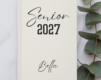 Eindexamenjaar 2026, Eindexamendagboek klas van 2026, Gepersonaliseerd herinneringsnotitieboekje voor eindexamenleerlingen, Terug naar school, Hardcover, Afstudeercadeau