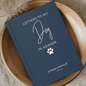 Diario de obsequios conmemorativos para perros, obsequio por la pérdida de un perro, obsequio por la pérdida de un perro, diario conmemorativo del duelo por un perro, obsequio de simpatía en memoria de un perro, Dog Heaven, pérdida de una mascota