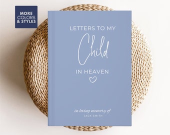 Child Memorial Gift Journal, Loss Of Child Gift, Letters To My Child In Heaven, In Memory of Child, Child Condolence Gift, Bereavement Gift