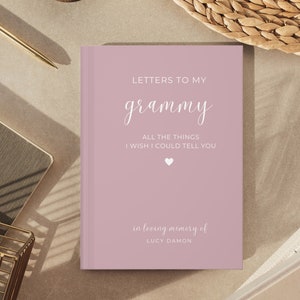 Verlust der Oma Grammy Erinnerungsgeschenk, Verlust der Oma Geschenk, Briefe an mich, In Erinnerung an Oma, Trauer Journal, Oma im Himmel,
