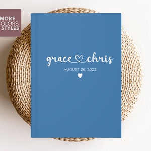 Personalized Couple Journal Gift, Customized Engagement Gift for Wife, Husband Anniversary Gift Husband Wife The Story Of Us, Love Letters