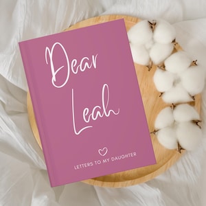 Cartas para mi hija, regalo de recuerdo para bebé, diario para mi hija, cuaderno, regalo de madre, regalo para baby shower de niña a medida que crece, querida hija