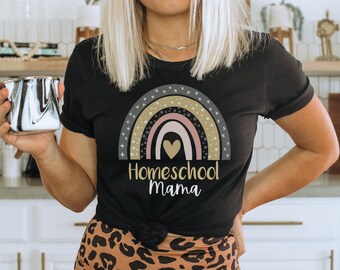 Homeschool Mama Shirt, Homeschool Mom Shirt, Home School Teacher Gift, Homeschool Mama Tee, Homeschool Life, Homeschool Mom