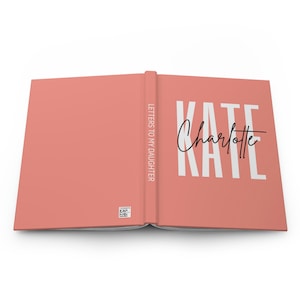 Cartas a mi hija diario personalizado, regalo para hija, cuaderno personalizado, diario de embarazo, regalo de niña bebé, libro de invitados de Baby Shower