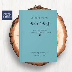 Regalo de pérdida de madre, regalo de pérdida de mamá, mamá en el cielo regalo de condolencia de mamá cartas de regalo de duelo de madre a mi mamá diario conmemorativo de mamá pérdida de mamá