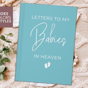 Presente Memorial da Perda de Gêmeos, Cartas para Meus Bebês no Céu, Perda de Bebê Trigêmeo Natimorto, Presente de Aborto, Diário Memorial de Perda de Gravidez