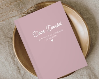 Loss of Husband Grief Journal Letters to my Husband Grief Notebook Husband Remembrance Spouse Memorial Gift, Gifts for Grieving Wife