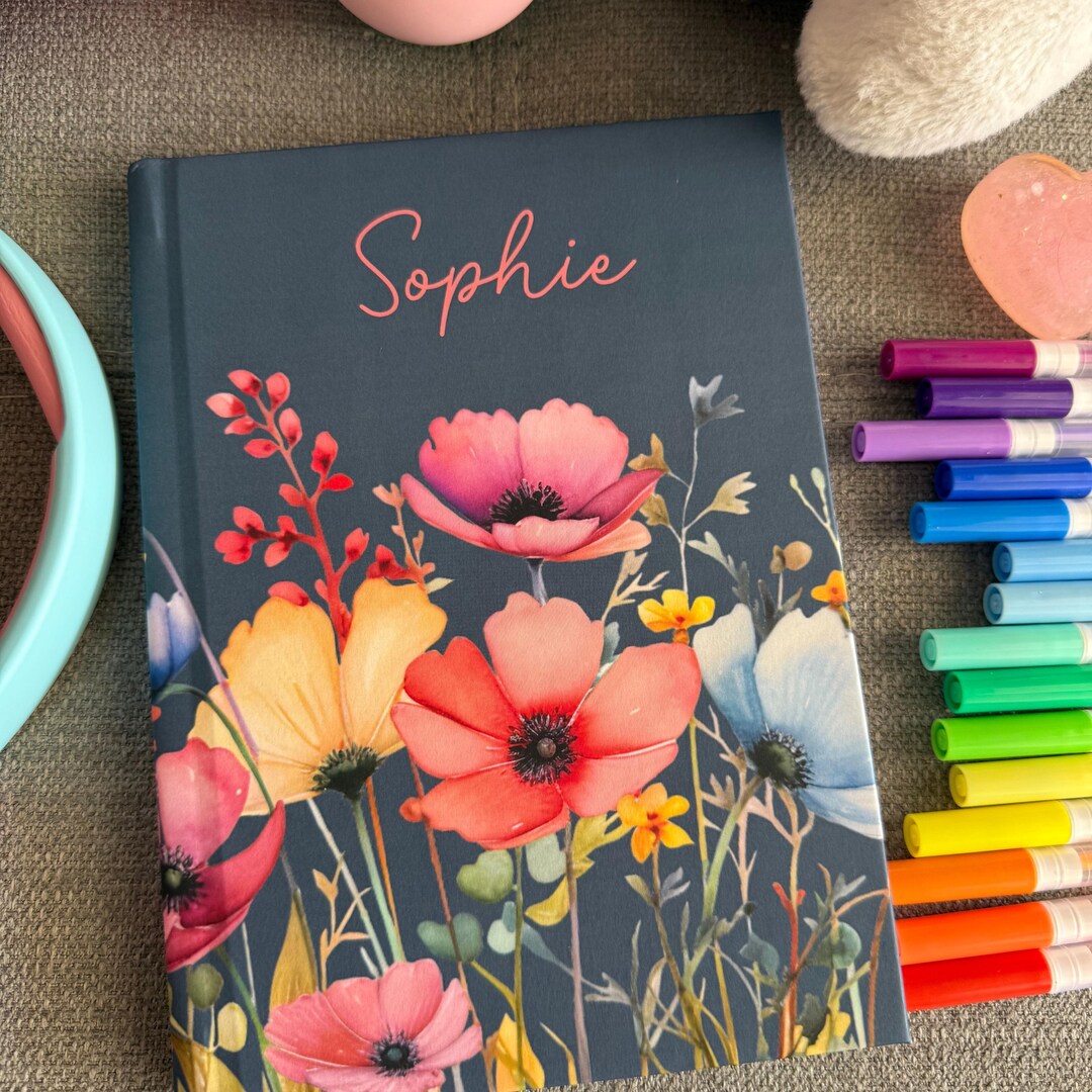 Personalized Journal for Girls Custom Kids Notebook Kids Journal Custom ...