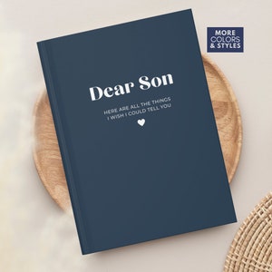 Loss of Son Memorial Gift Journal, Grief Journal, Sympathy Gift, Letters to My Son In Heaven, Loss of Son Gift, In Loving Memory, Condolence