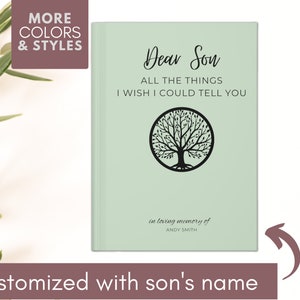 Verlust des Sohn-Gedenkblattes, Briefe an meinen Sohn im Himmel, Sohn-Gedenknotizen, Beileidstagebuch, Sohn-Gedenkgeschenk, Trauerzeitschrift