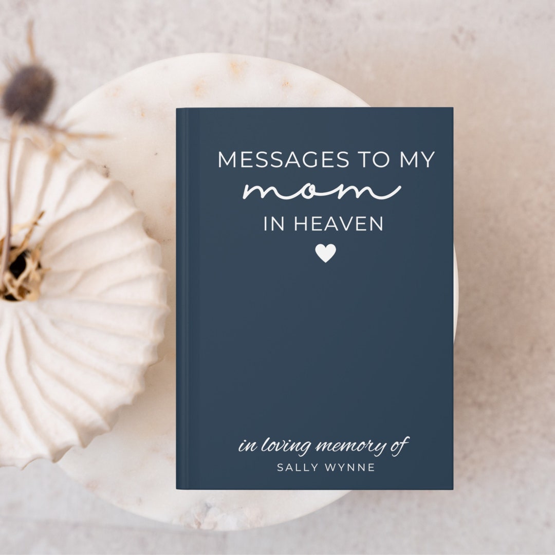 Letters to My Mom Memorial Journal, Loss of Mom Gift Journal to Mother ...
