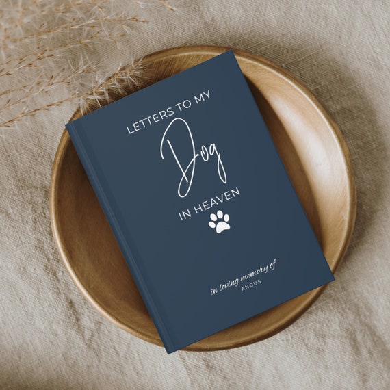 Dog Memorial Gift Journal, Loss of Dog Gift, Dog Loss Gift Memorial Dog Grief Journal, In Memory of Dog Sympathy Gift Dog Heaven Loss of Pet