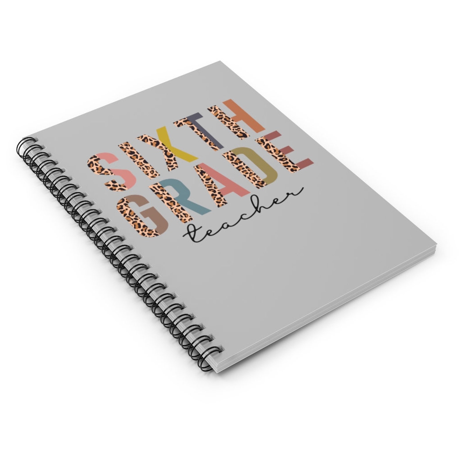 Sixth Grade Notebook Sixth Grade Teacher Gift 6th Grade Etsy