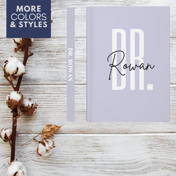 Personalized Dr Journal, Personalized PhD Graduation Gift, Doctorate Degree Graduate Journal, Dr Notebook, PhD Grad Gift, Graduation Gift