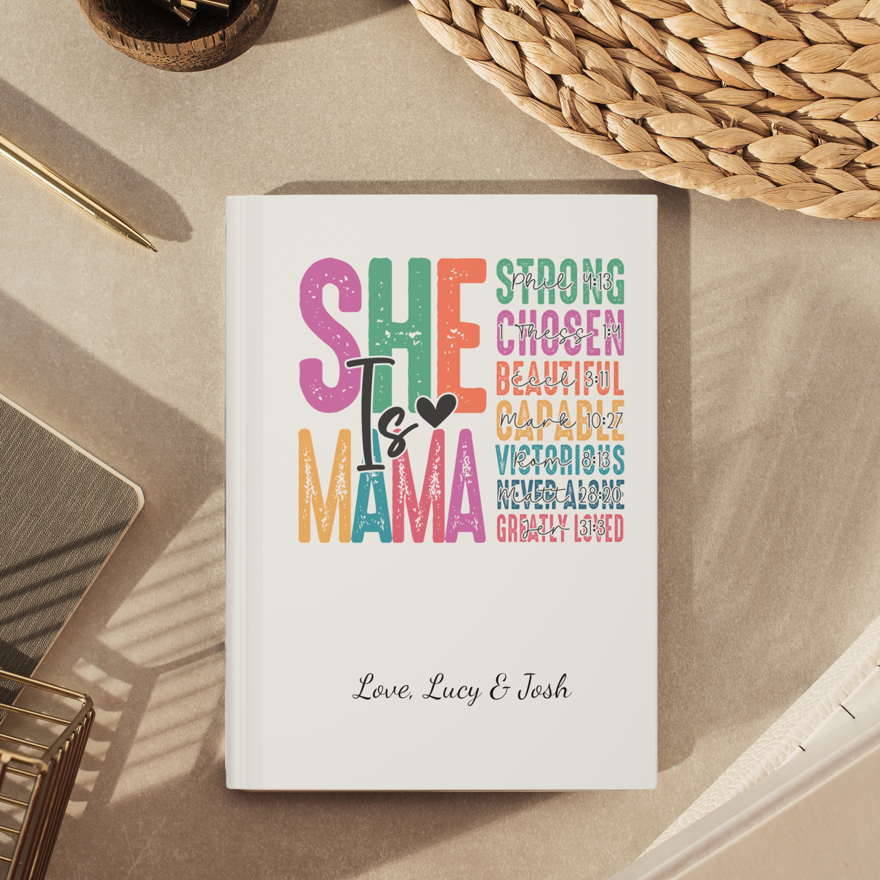 Mom Personalized Prayer Journal For Christian, Women&#39;s Prayer Journal, Christian Mom, Christian Gift Journal, God Says You Are Diary