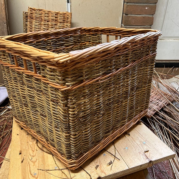 Rectangular or Square Log Basket (custom made to your own size)