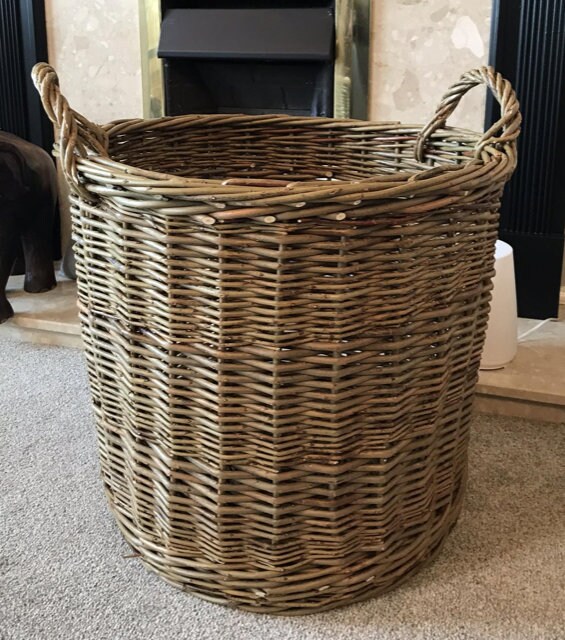 Extra Large Straight Sided Log Basket Etsy UK