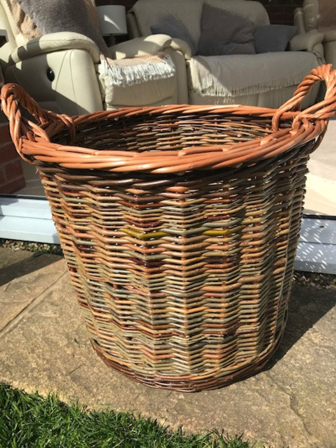 Extra Large Straight Sided Log Basket Etsy UK